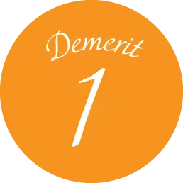Demerit 1