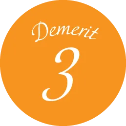 Demerit 3